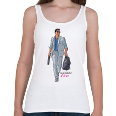 PRINTFASHION Sterling Archer - Női atléta - Fehér