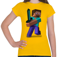 PRINTFASHION Stevee - Női póló - Sárga női póló