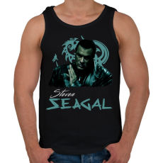 PRINTFASHION steven seagal - Férfi atléta - Fekete