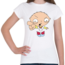 PRINTFASHION Stewie - Női póló - Fehér női póló