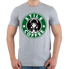 PRINTFASHION Stille Coffe - Férfi póló - Sport szürke férfi póló