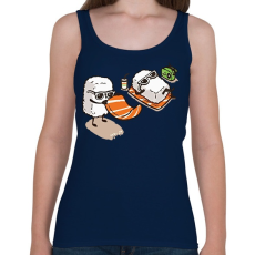PRINTFASHION Strand sushi - Női atléta - Sötétkék