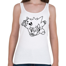 PRINTFASHION Strange creature - Női atléta - Fehér női trikó