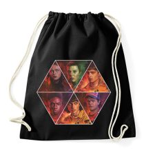 PRINTFASHION Stranger Things - Characters - Sportzsák, Tornazsák - Fekete tornazsák