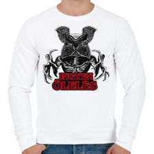PRINTFASHION Stranger Things - Demogorgon - Ingyen Ölelés - Férfi pulóver - Fehér férfi pulóver, kardigán