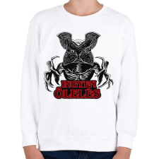 PRINTFASHION Stranger Things - Demogorgon - Ingyen Ölelés - Gyerek pulóver - Fehér gyerek pulóver, kardigán