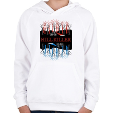 PRINTFASHION Stranger Things - Gyerek kapucnis pulóver - Fehér