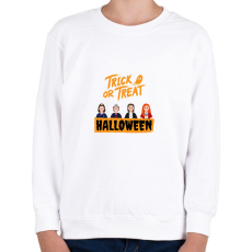 PRINTFASHION Stranger Things Halloween - Gyerek pulóver - Fehér