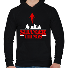 PRINTFASHION Stranger Things Max - Férfi kapucnis pulóver - Fekete