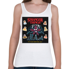 PRINTFASHION Stranger Things - Női atléta - Fehér