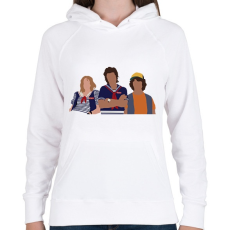 PRINTFASHION Stranger Things - Női kapucnis pulóver - Fehér