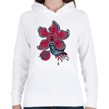 PRINTFASHION Stranger Things - Női kapucnis pulóver - Fehér női pulóver, kardigán