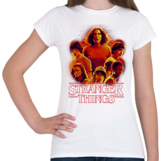 PRINTFASHION Stranger Things - Női póló - Fehér