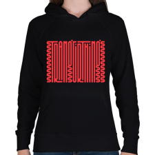 PRINTFASHION Stranger Things Text - Női kapucnis pulóver - Fekete női pulóver, kardigán
