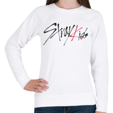 PRINTFASHION Stray Kids - Női pulóver - Fehér női pulóver, kardigán