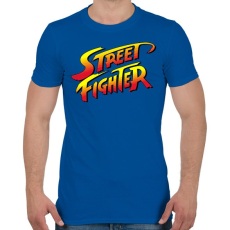 PRINTFASHION Street Fighter - Férfi póló - Királykék
