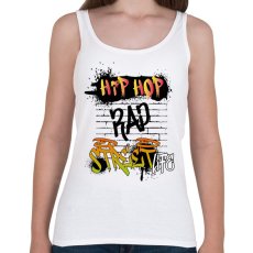 PRINTFASHION Street life - Női atléta - Fehér