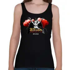PRINTFASHION Streetwear - Bleed - Női atléta - Fekete női trikó