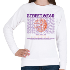 PRINTFASHION Streetwear - Női pulóver - Fehér
