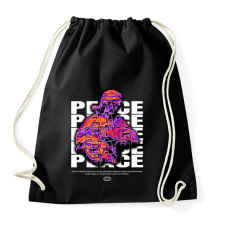 PRINTFASHION Streetwear peace - Sportzsák, Tornazsák - Fekete tornazsák