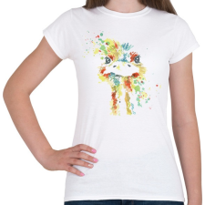PRINTFASHION Strucc vízfesték - Női póló - Fehér női póló