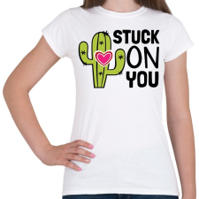 PRINTFASHION Stuck on you - Női póló - Fehér női póló