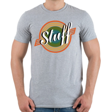 PRINTFASHION Stuff - Férfi póló - Sport szürke