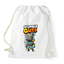 PRINTFASHION Stumble guys anubis - Sportzsák, Tornazsák - Fehér tornazsák