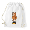 PRINTFASHION Stumble Guys - Bigfoot - Sportzsák, Tornazsák - Fehér