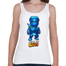 PRINTFASHION Stumble guys - Dynamitron - Női atléta - Fehér