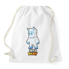PRINTFASHION Stumble Guys - Frost Yeti - Sportzsák, Tornazsák - Fehér
