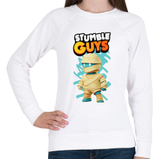 PRINTFASHION Stumble guys Hatshepsut - Női pulóver - Fehér női pulóver, kardigán