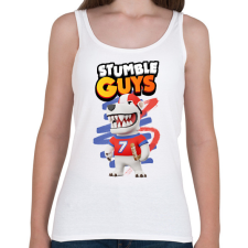 PRINTFASHION Stumble guys polar bear - Női atléta - Fehér női trikó