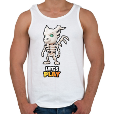 PRINTFASHION Stumble Guys - Undead Dragon - Férfi atléta - Fehér atléta, trikó