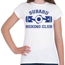 PRINTFASHION Subaru Boxing Club - Női póló - Fehér női póló