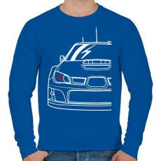 PRINTFASHION Subaru - Férfi pulóver - Királykék
