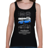 PRINTFASHION Subaru Imprezza  - Női atléta - Fekete