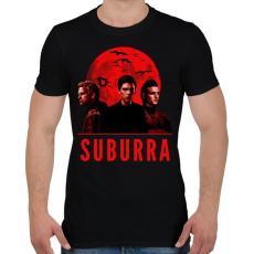 PRINTFASHION Suburra - Férfi póló - Fekete