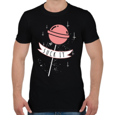 PRINTFASHION Suck It - Férfi póló - Fekete