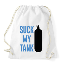 PRINTFASHION Suck my tank - Búvárkodás - Sportzsák, Tornazsák - Fehér tornazsák