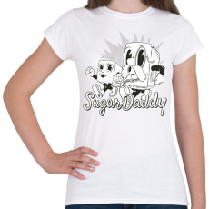 PRINTFASHION Sugar Daddy - Női póló - Fehér