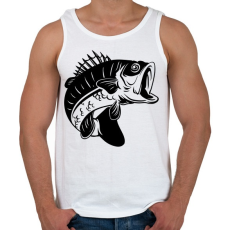 PRINTFASHION sügér - Férfi atléta - Fehér