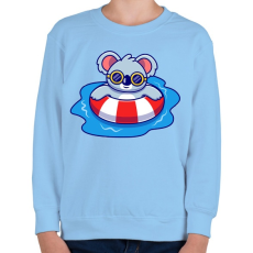 PRINTFASHION Summer chill - Gyerek pulóver - Világoskék