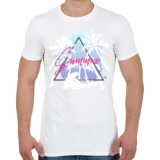 PRINTFASHION Summer - Férfi póló - Fehér