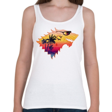 PRINTFASHION Summer is Coming - Női atléta - Fehér női trikó