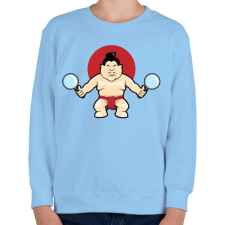 PRINTFASHION Sumo - Gyerek pulóver - Világoskék gyerek pulóver, kardigán