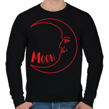 PRINTFASHION Sun-Moon - Férfi - Férfi pulóver - Fekete férfi pulóver, kardigán