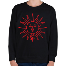 PRINTFASHION Sun-Moon - Női - Gyerek pulóver - Fekete gyerek pulóver, kardigán