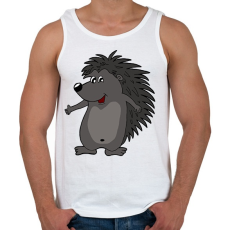 PRINTFASHION Süni - Férfi atléta - Fehér