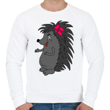 PRINTFASHION Süni - Férfi pulóver - Fehér férfi pulóver, kardigán